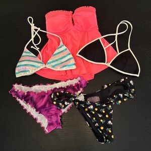 Victoria secret PINK bikini bundle of 5